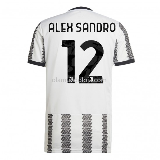 Camisola Juventus Alex Sandro 12 Equipamento Primeiro 2022-2023 Manga Corta